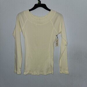 Matilda Jane M You & Me Long Sleeve Tee Top Stretch Cotton Knit Base Layer Ivory